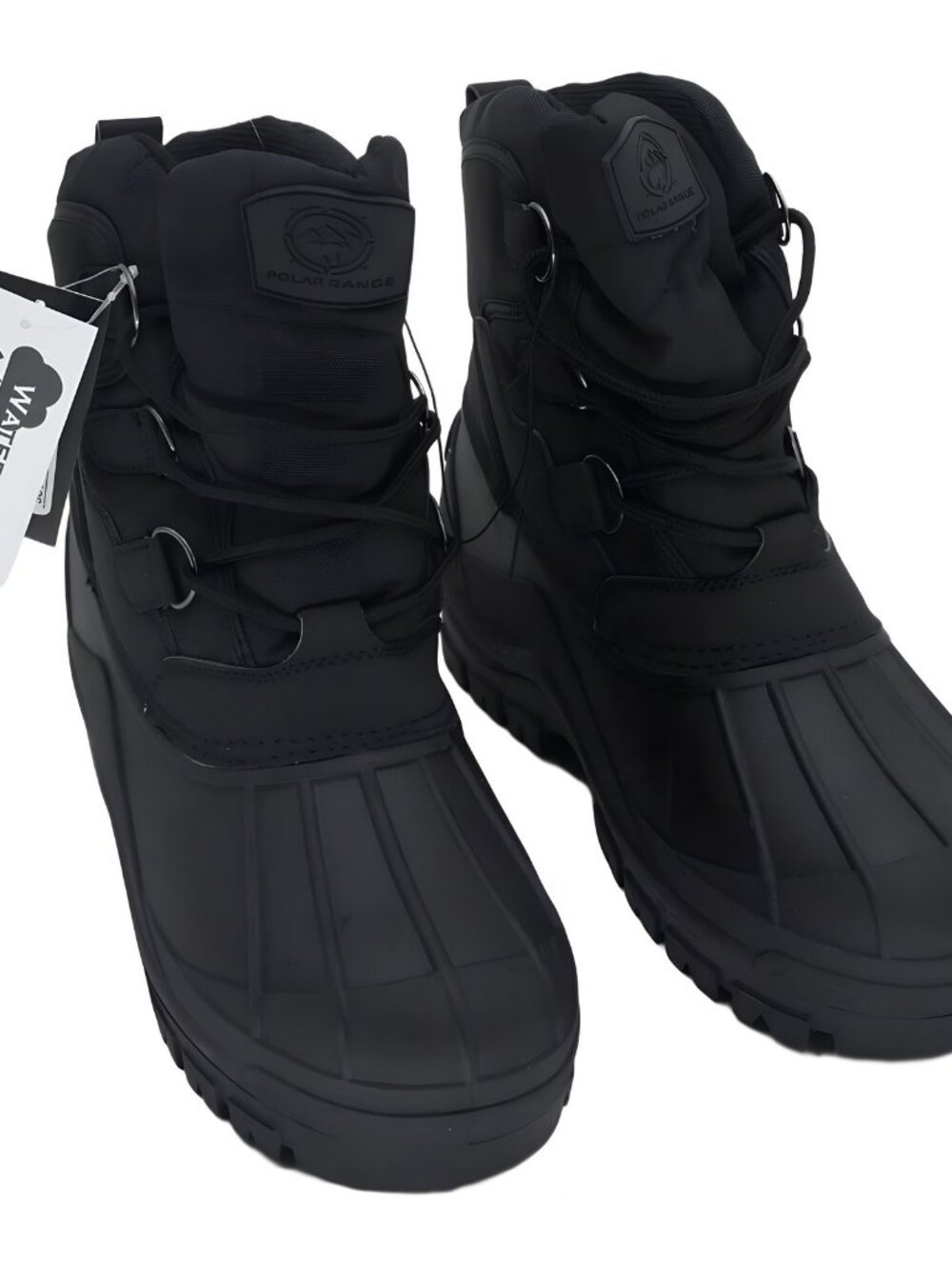 POLAR RANGE Men's Snow Boots Black Size 9
